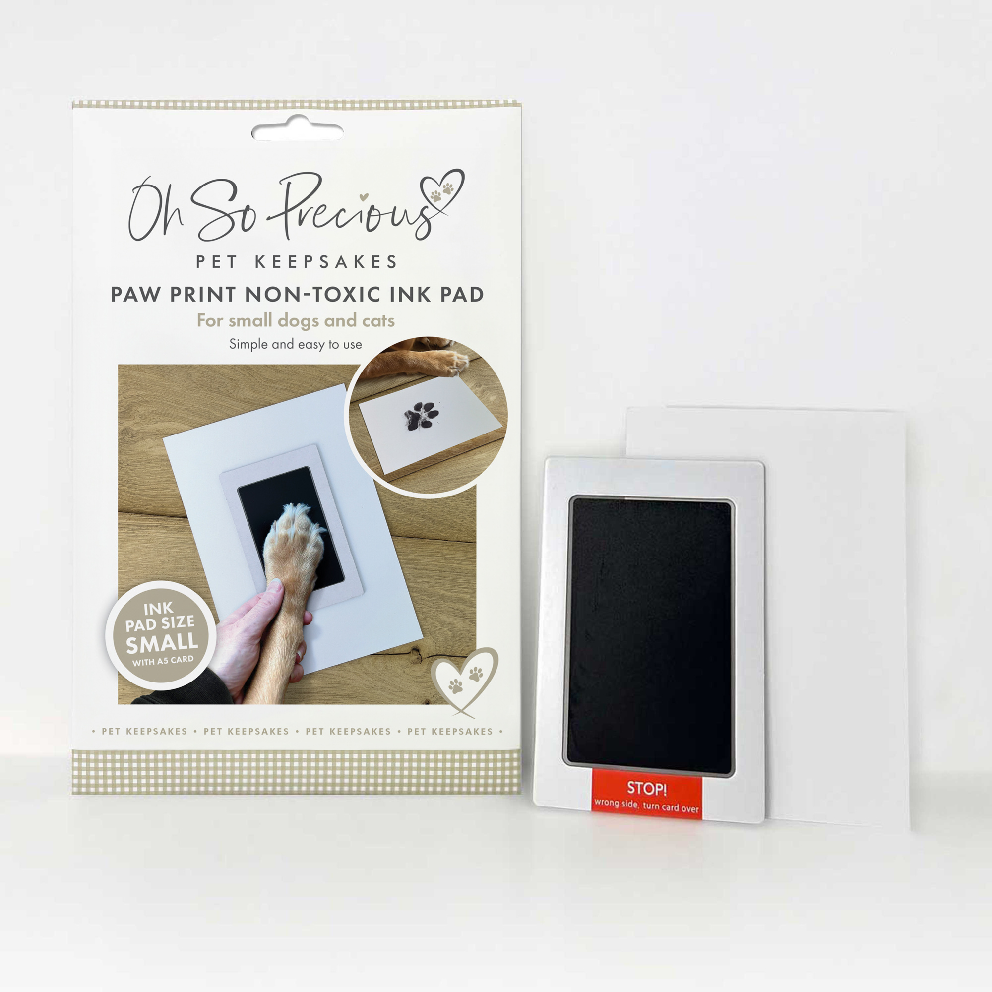 Oh So Precious Pet Safe Non-toxic Paw Print Ink Pad Kit