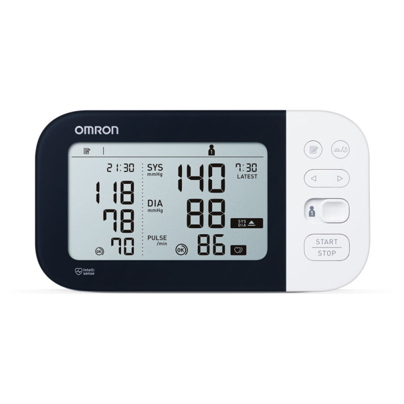 Omron M7 Intelli IT Automatic Upper Arm Blood Pressure Monitor (HEM-7361T-EBK)