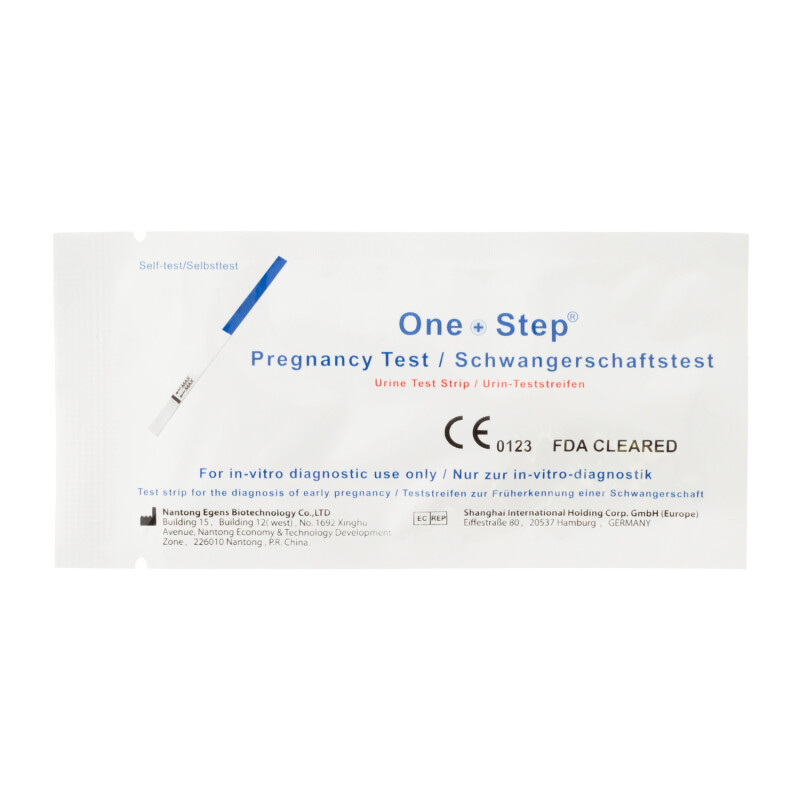 One Step Wide Width Pregnancy Test Strips