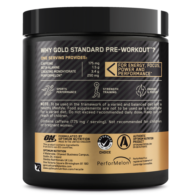 Optimum Nutrition Gold Standard Pre-Workout - Fruit Punch