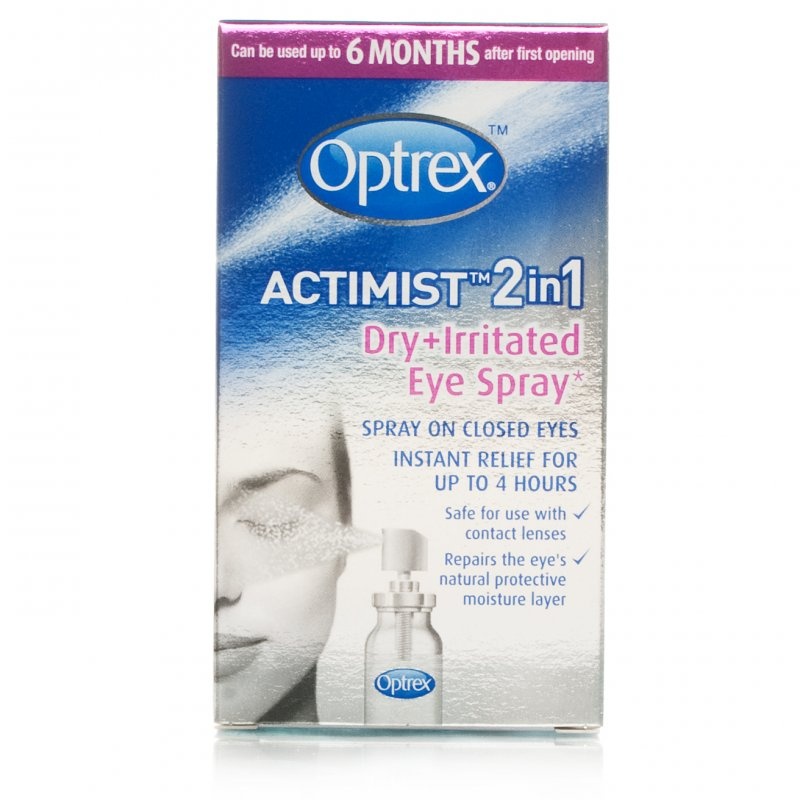 Optrex Actimist 2-in-1 Dry and Irritated Eye Spray 10ml | Chemist Direct