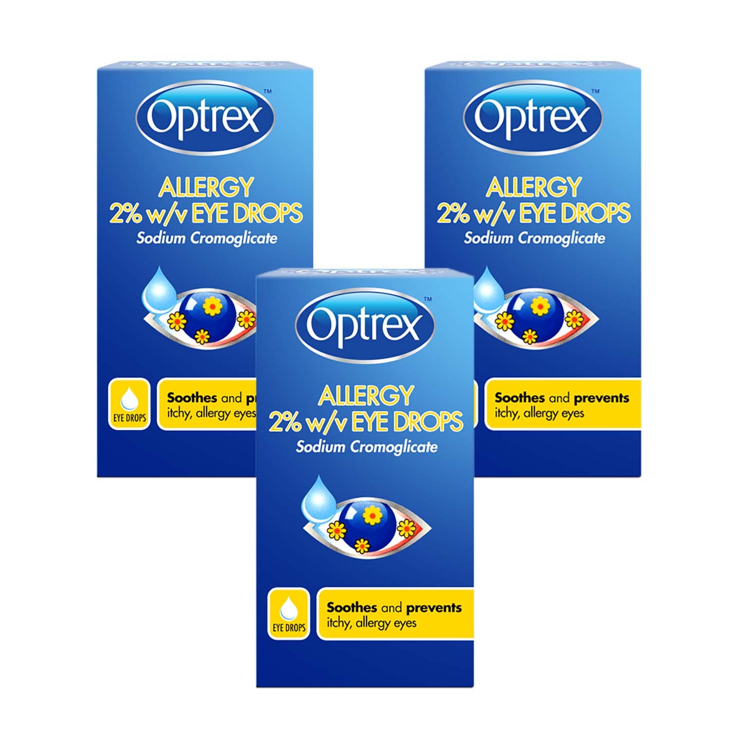 Optrex Allergy Eyes Eye Drops- Triple Pack