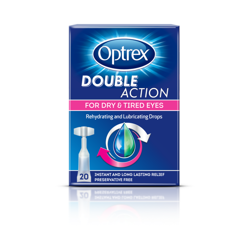 Optrex Double Action Monodose for Dry and Tired Eyes 