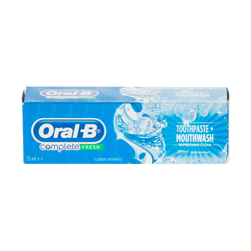 Oral-B Complete Toothpaste and Mouthwash