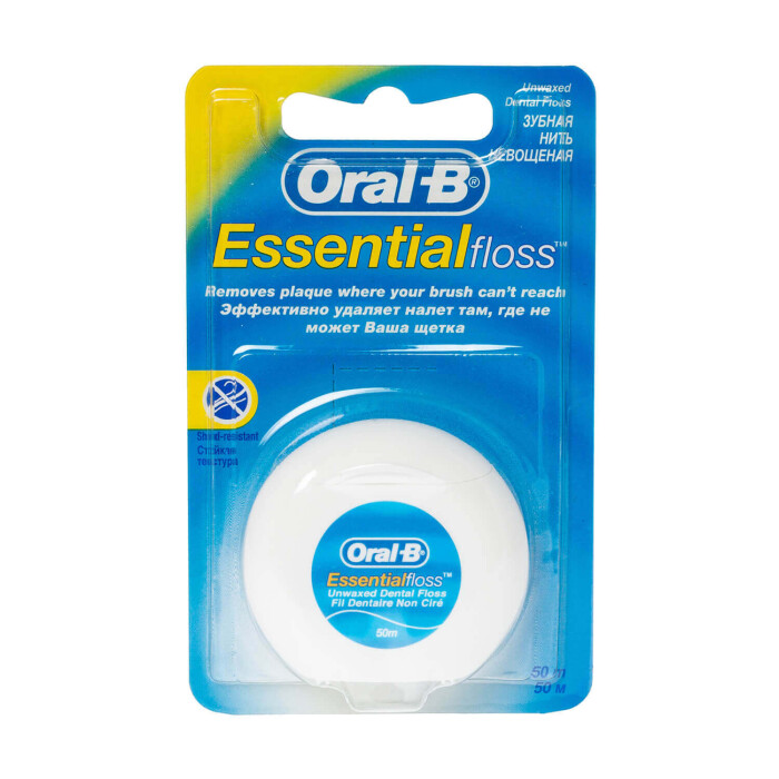 Image of Oral-B Essential Unwaxed Dental Floss
