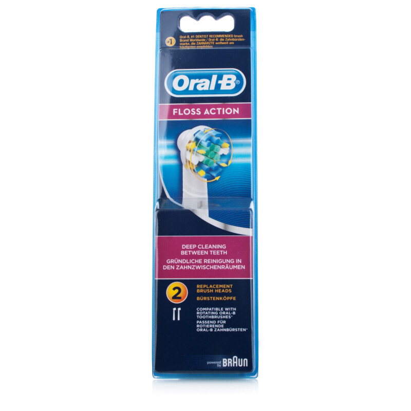 Oral-B Floss Action Replacement Heads - Twin