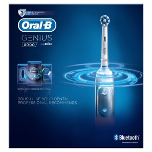 Oral B Genius 8000 Silver Electric Toothbrush