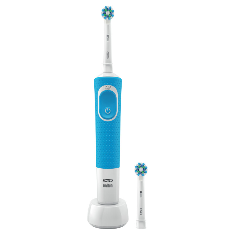 Oral-B Power Vitality Plus Cross Action Electric Toothbrush Blue