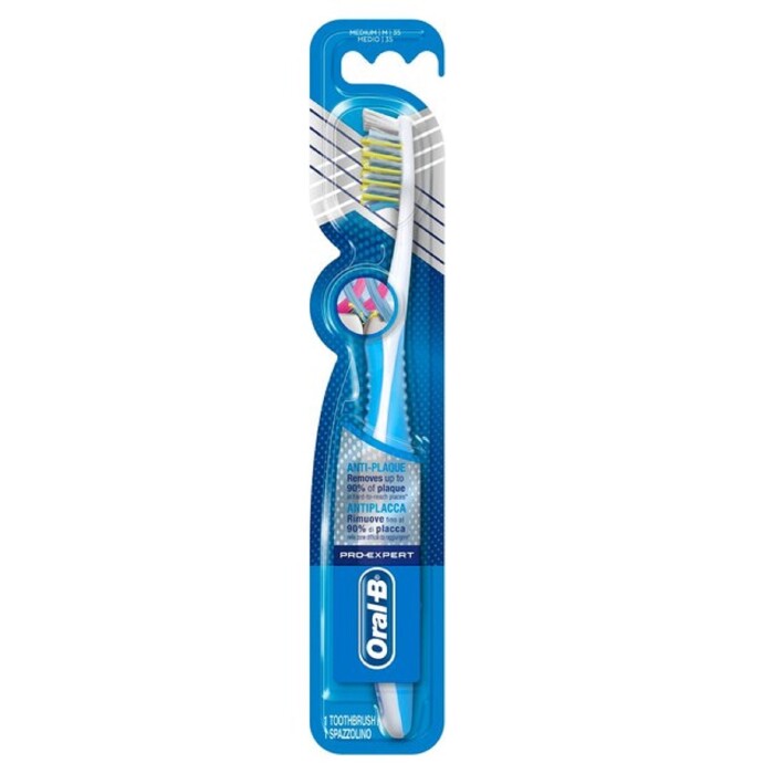 Image of Oral-B Pro-Expert CrossAction Anti-Plaque Toothbrush 35 Medium