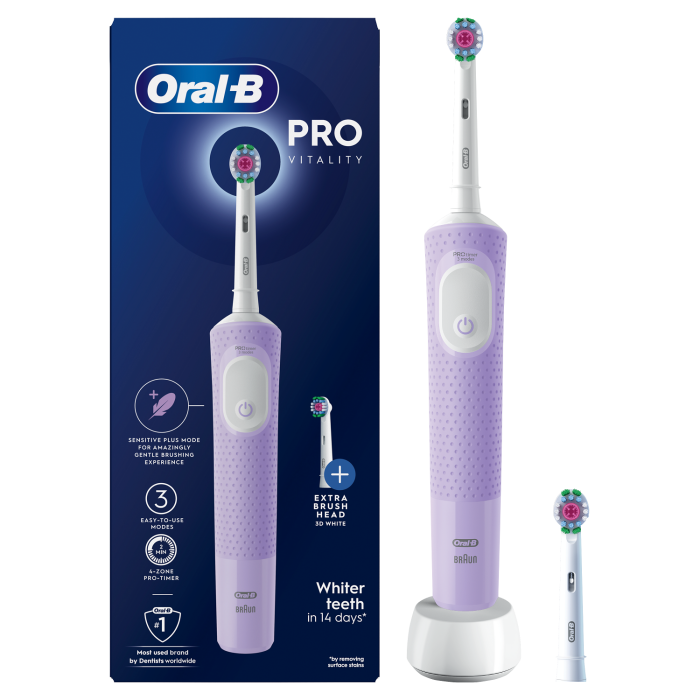 Image of Oral-B Vitality Pro Electric Toothbrush Lilac