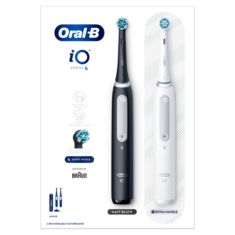 Oral-B iO4 Black & White (Duo Pack)