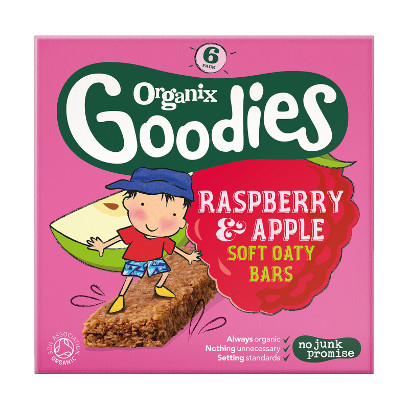 Organix Goodies Apple & Raspberry Oaty Bar Multipack