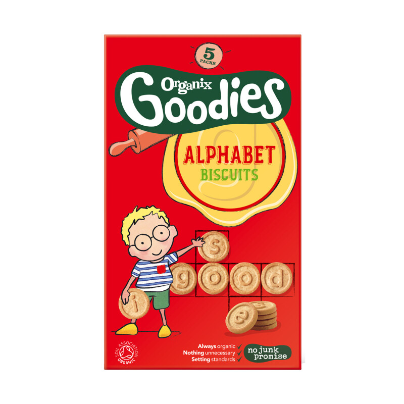 Organix Goodies Little Alphabet Biscuits