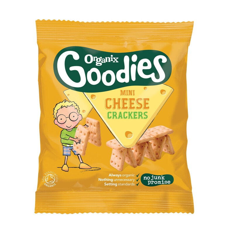 Organix Goodies Mini Cheese Crackers