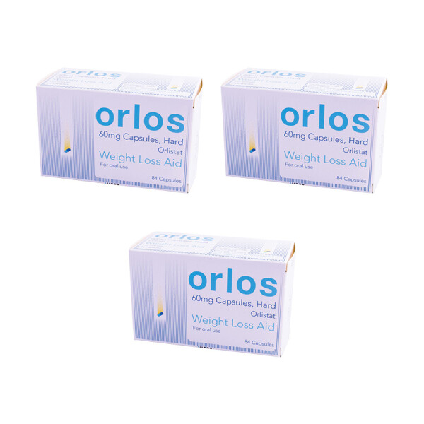 Orlos Weight Loss Aid 60mg- Triple Pack