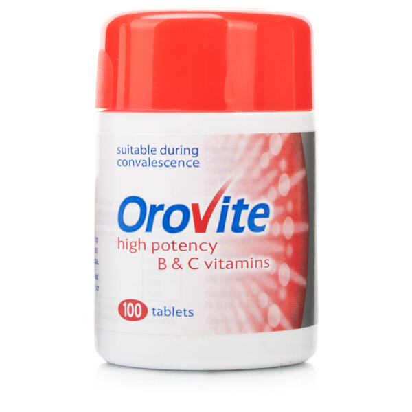 Orovite High Potency B & C Vitamin Tablets