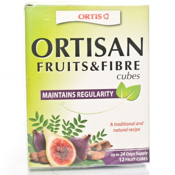 Ortisan Laxative Fruit & Fibre Cubes