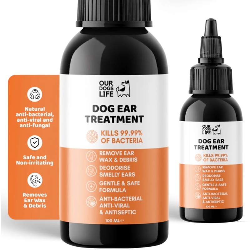 OurDogsLife Dog Ear Drops 100ml