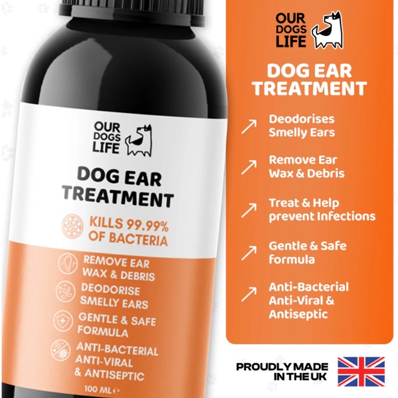 OurDogsLife Dog Ear Drops 100ml
