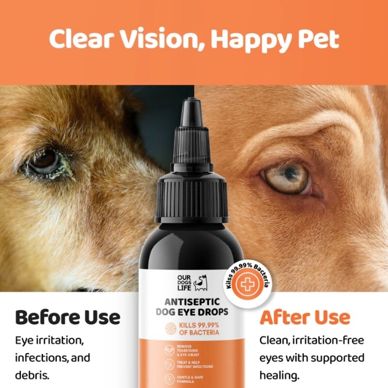 OurDogsLife Dog Eye Drops 100ml - Main Image