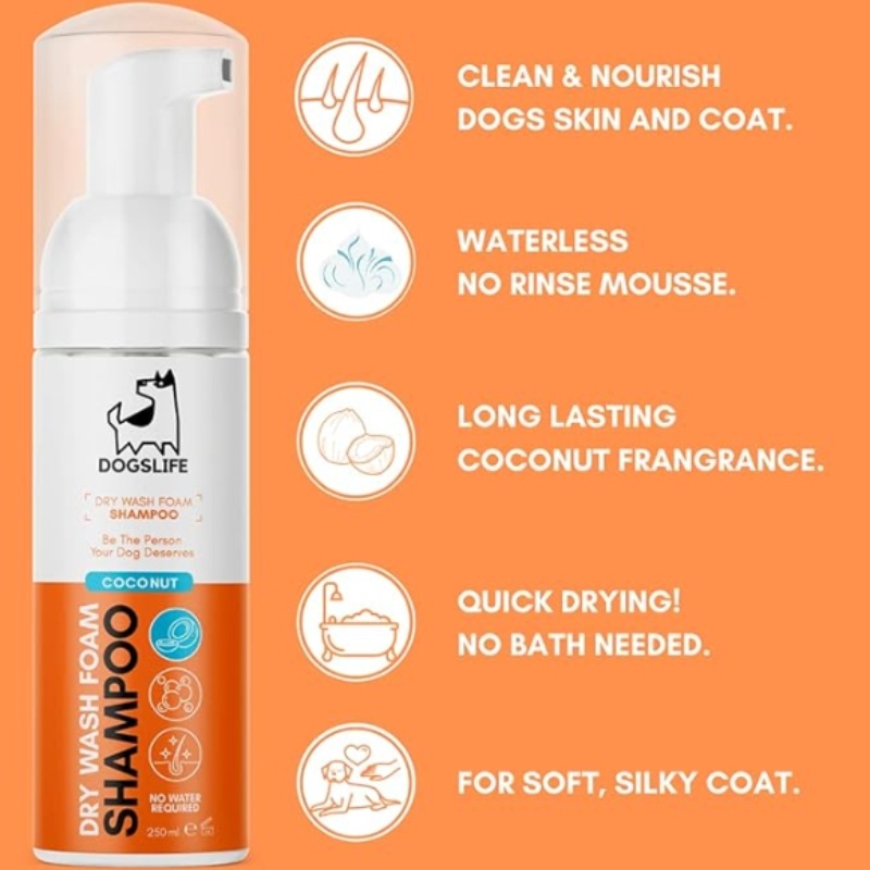 OurDogsLife Dog Waterless Shampoo 200ml