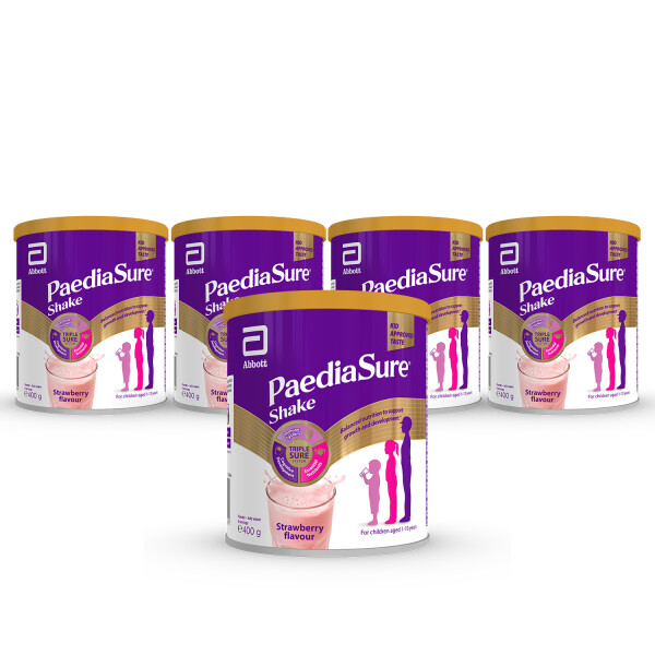 PaediaSure Shake Powder Strawberry Flavour Multivitamin Drink for Kids Bundle