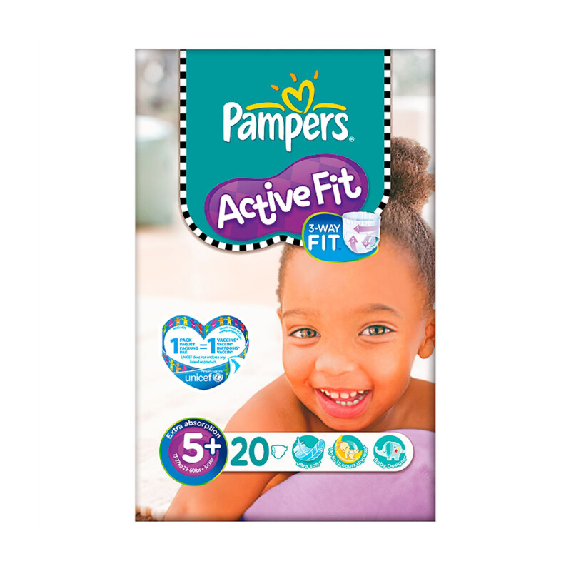 Pampers Active Fit Junior Plus Size 5+