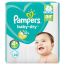  Pampers Baby Dry Maxi Size 4+ 