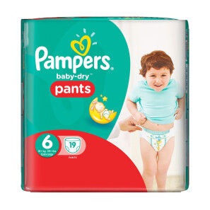 Pampers Baby Dry Pants Large Size 6