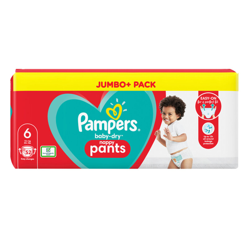 Pampers Baby Dry Pants S6 Jumbo Pack & Wipes