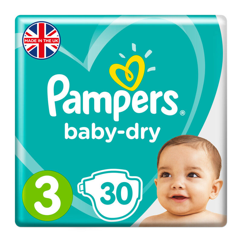Pampers Baby Dry Size 3 Nappies