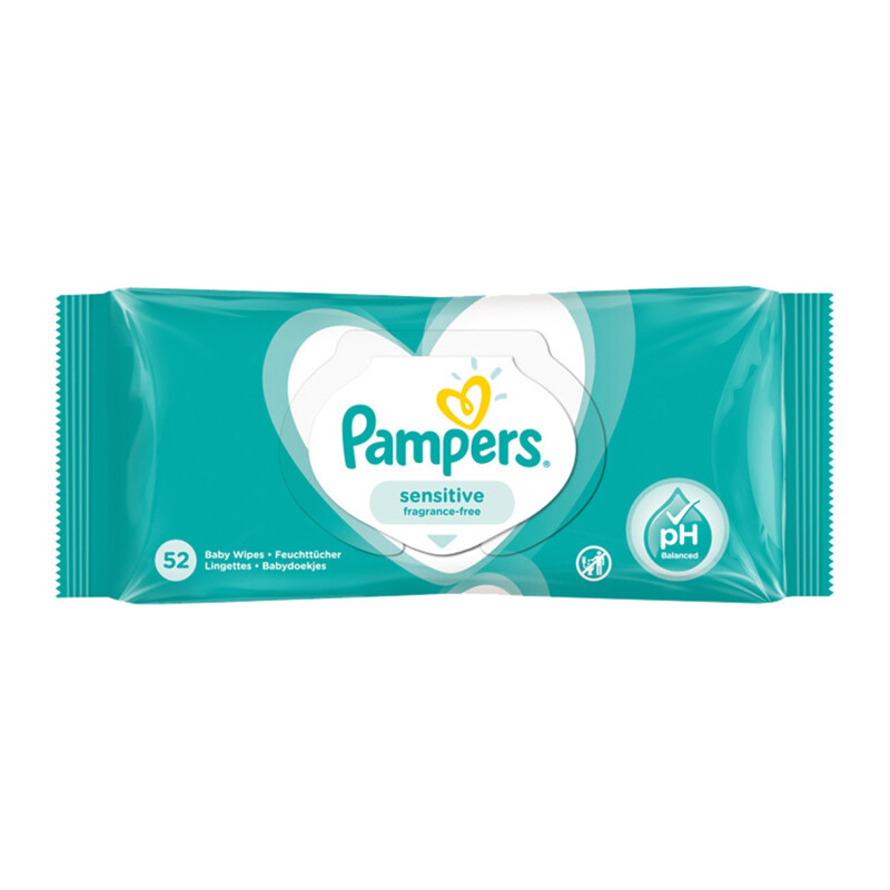 Pampers Baby Dry Size 4+ Jumbo Pack & Wipes Bundle