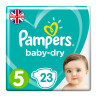 Pampers Baby-Dry Size 5 Nappies