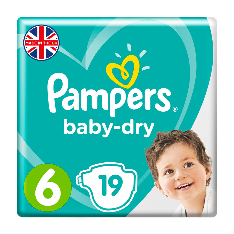 Pampers Baby-Dry Size 6 Nappies