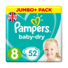 Pampers Baby-Dry Size 8 Nappies Jumbo Pack