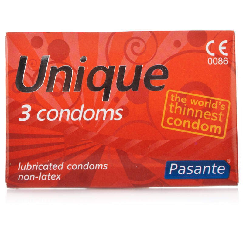 Pasante Unique Condoms - 36 Condoms 