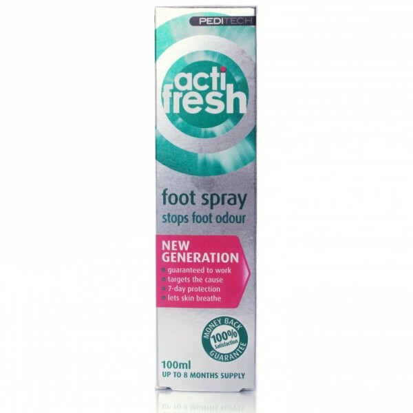 Buy Peditech Acti Fresh Foot Odour Spray Chemist Direct