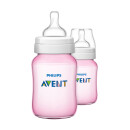  Philips Avent Bottle Classic+ Pink Twin Pack 