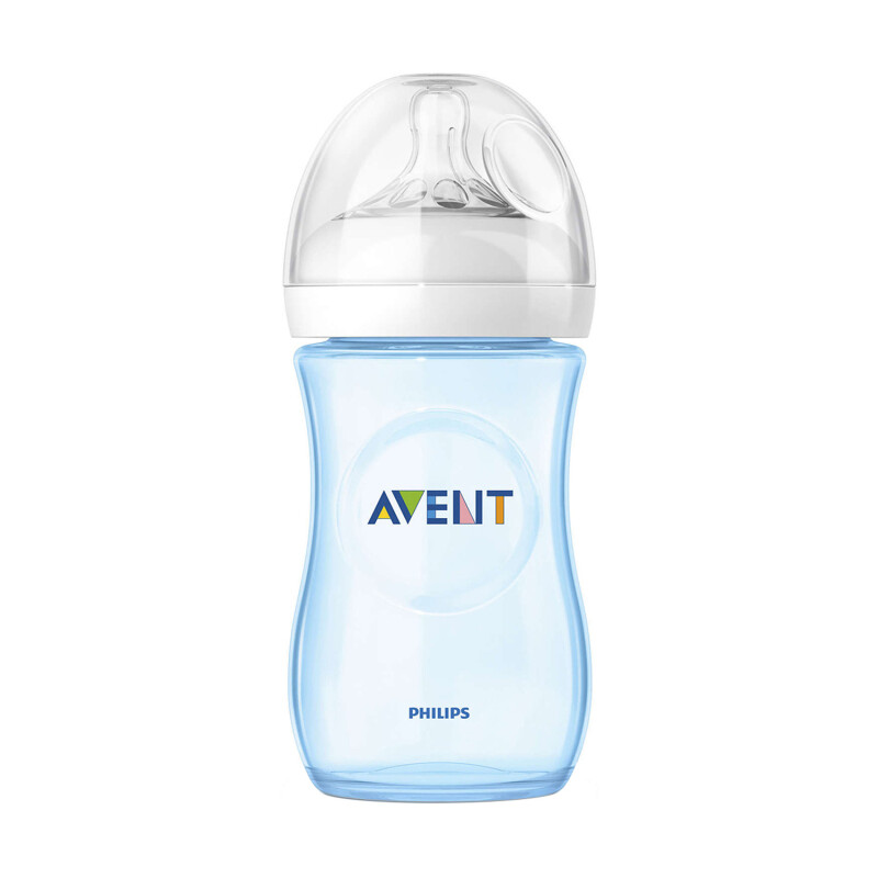 Philips Avent Natural Baby Bottle Blue Twin Pack