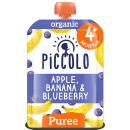 Piccolo Organic Apple, Banana & Blueberry 4m+