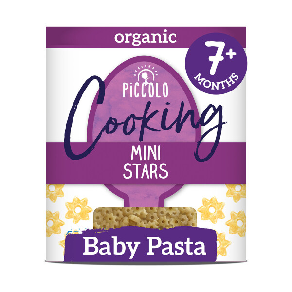 Piccolo Organic Baby Pasta Stars 7m+