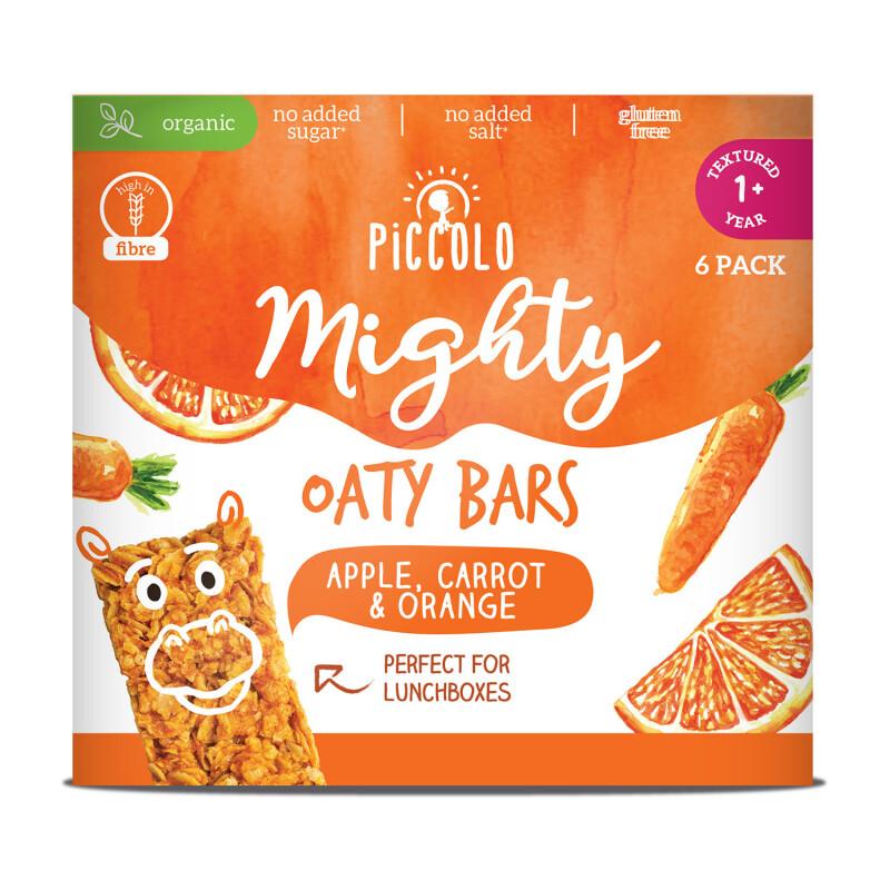 Piccolo Organic Mighty Bars Carrot & Orange