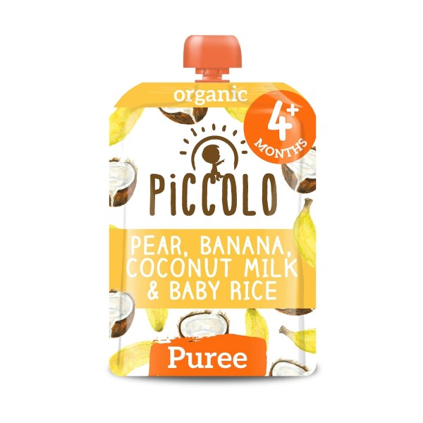 Piccolo Organic Pear, Banana, Coconut Milk & Baby Rice