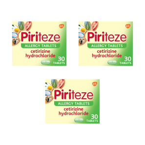  Piriteze One A Day Tablets- Triple Pack