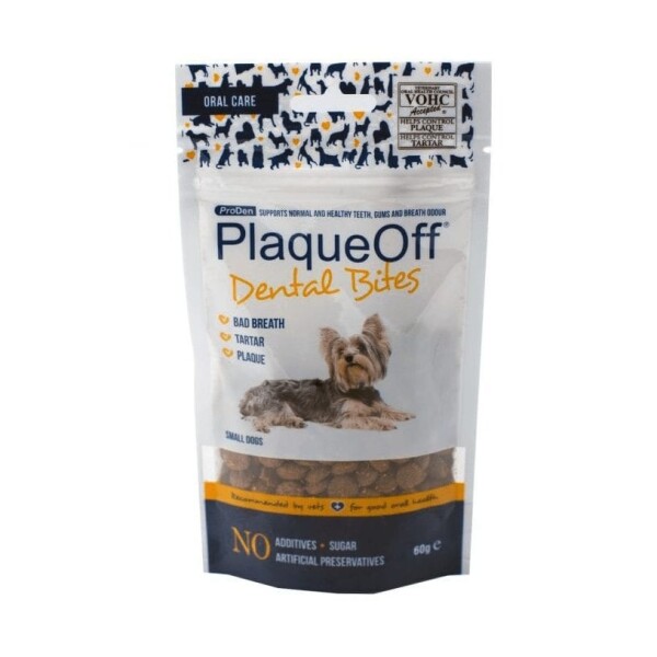 Plaqueoff Dental Bites for Cats and Dogs Single 60G Pack for Small Dogs