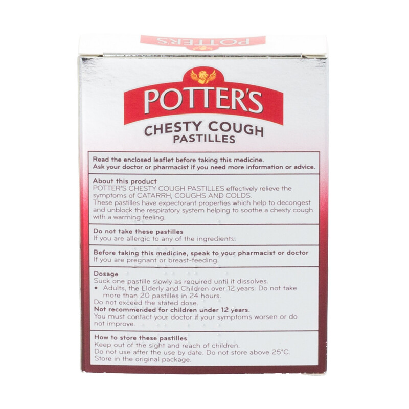 Potters Chesty Cough Pastilles