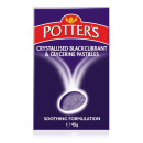 Potters Crystallised Blackcurrant & Glycerine Pastilles