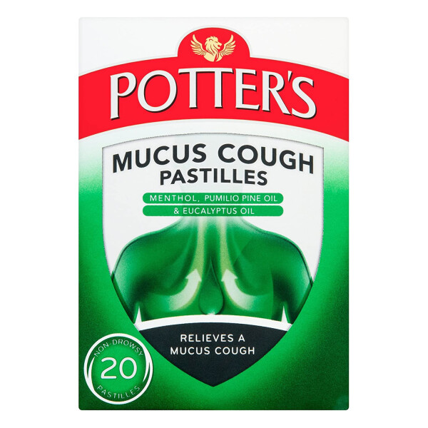 Potters Mucus Cough Pastilles 