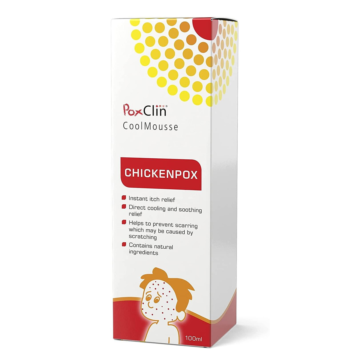 PoxClin Cool Mousse For Children With Chickenpox