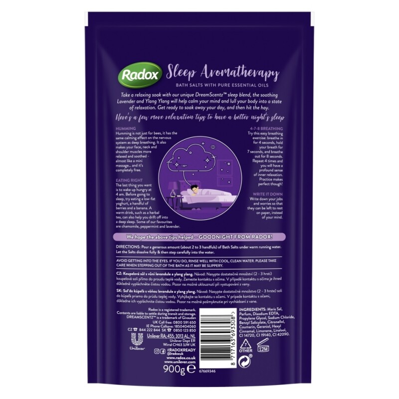 Radox Bath Salts Lavender Scent Aromatherapy
